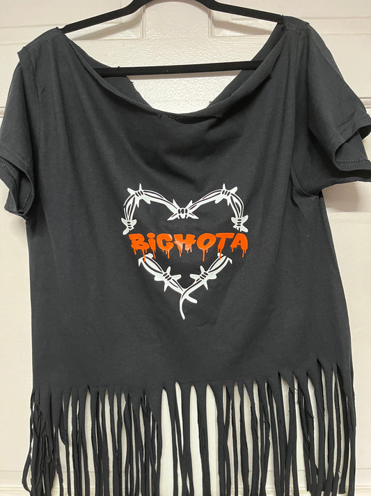 Tropicoqueta-Inspired DIY Fringe Concert Tee